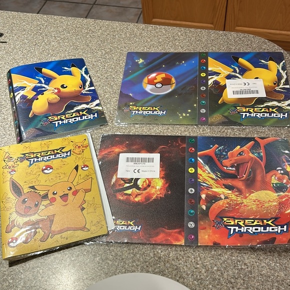 4 Pokémon Mini Albums 30 Pages Trading Card Collectors Albums - Picture 3 of 9